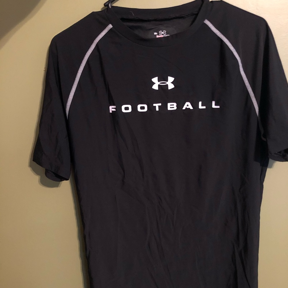 Under Armour Black Football shirt